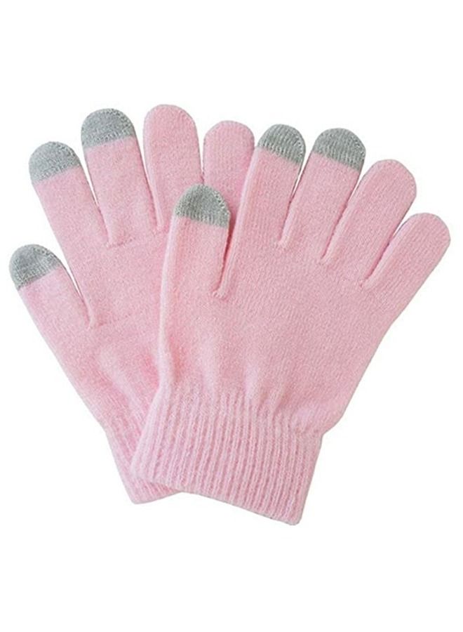 Generic Moisturizing Treatment Gel Spa Gloves Pink - Image 3
