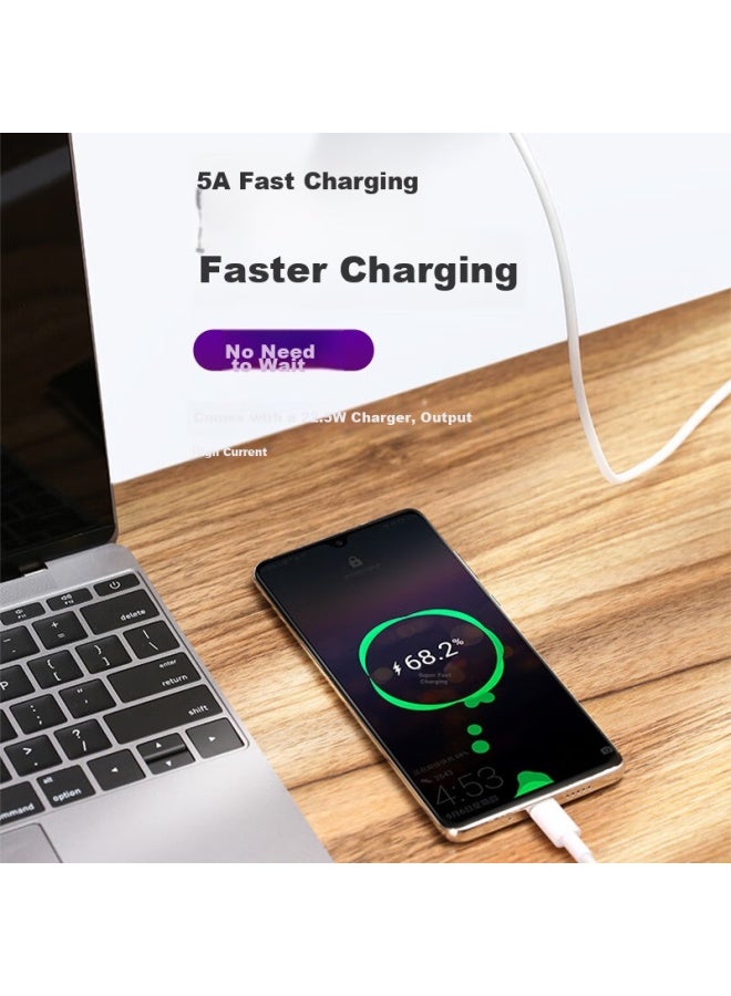 Diyi Workshop Deyi Gongfang Huawei Fast Charging Kit, Data Cable Type-c/usb-c Charging Cable, Compatible With Apple 15/16 Tablets Ipad/xs, Huawei 40w Fast Charging Head + 2-meter Cable - Image 3