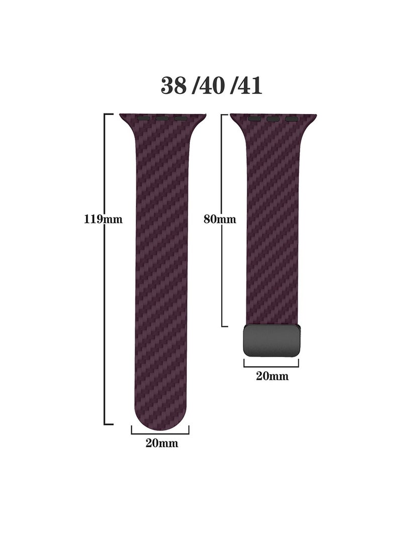 X-level Bands Compatible with Apple Watch 38mm 40mm 41mm Series 9/8/7/SE/6/5/4/3/2/1 IWatch Ultra/Ultra 2/ Silicone Strap With Magnetic folding Buckle, Quick Release Silicone Straps for Women Men - Image 2