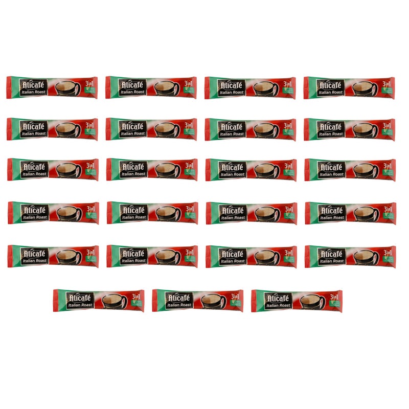 SFU E Com Alicafe Italian Roast 3 in 1 Instant Coffee | Smooth With Microground Coffee | Instant Coffee Sachets | (23 x 16.5g) - Image 1