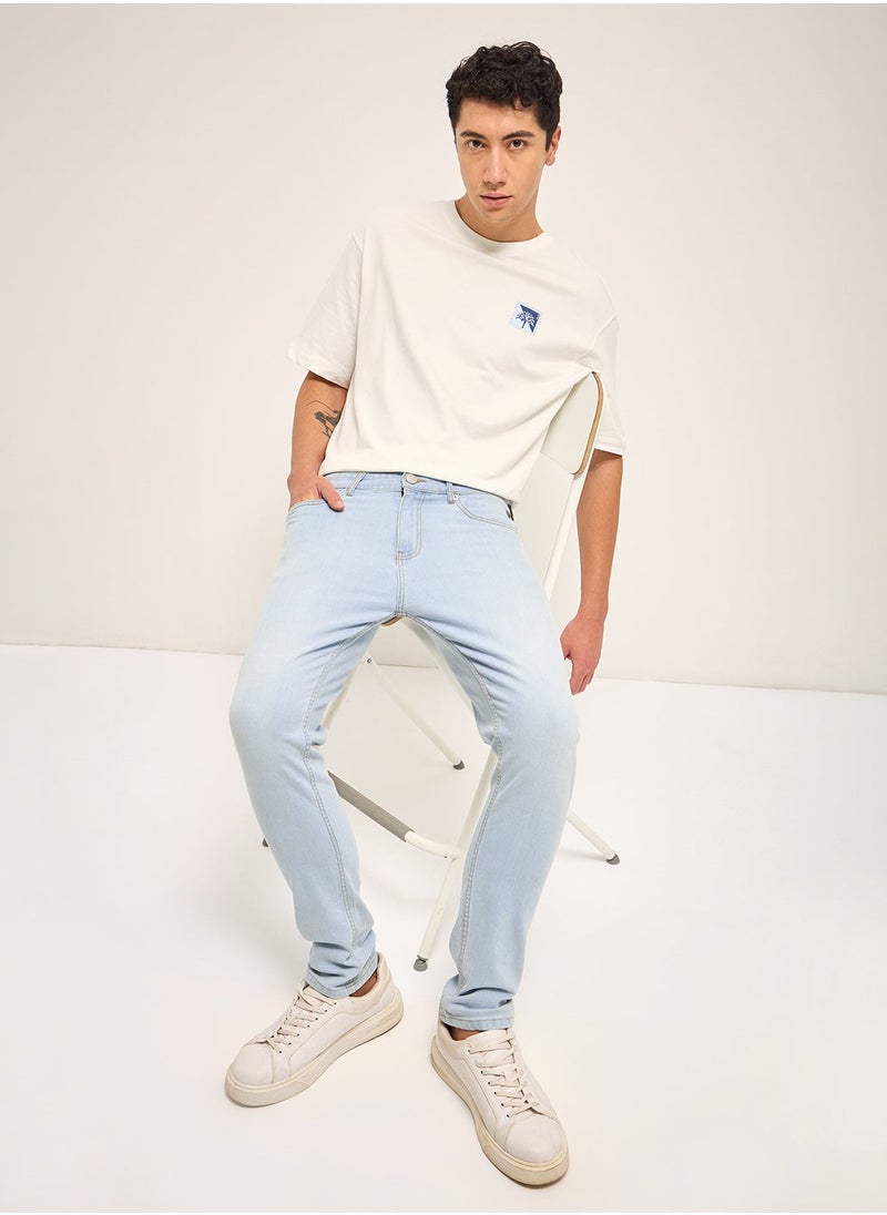 THE BEAR HOUSE Men’s Jeans Lightweighted & Comfortable, Perfect for Casual Wear, Ideal for Everyday & Summer Wear  - Image 3