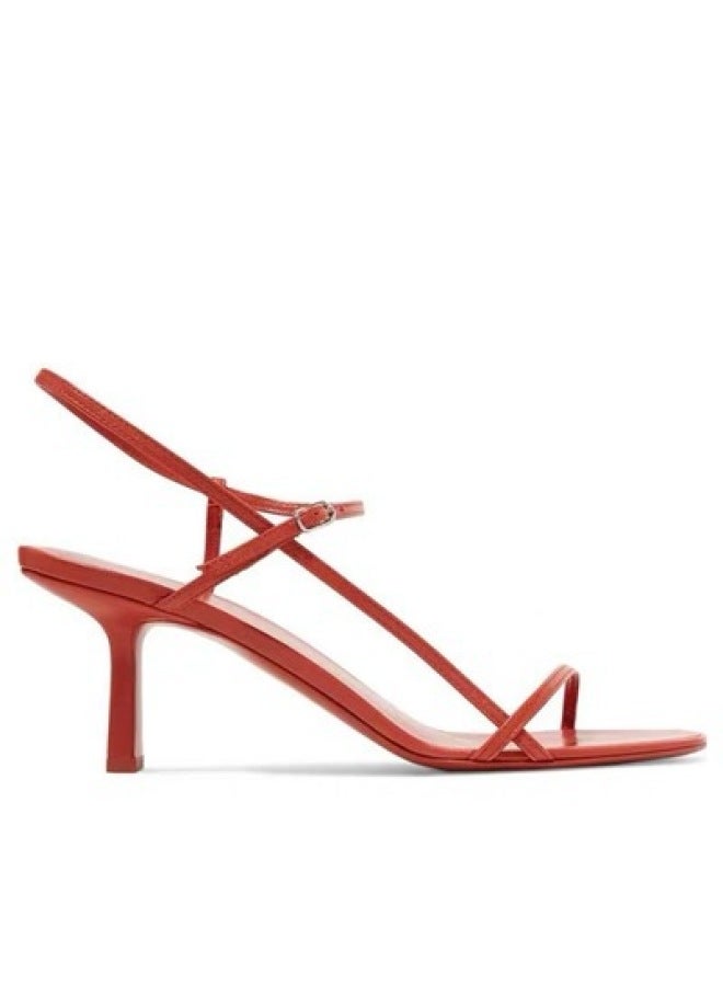 Song Feng Ya The Thin Strap French Sandals Women's Summer New Women's Shoes With Buckle Strap Stiletto Heel Open Toe Cyber Celebre High Heels Row  - Image 1