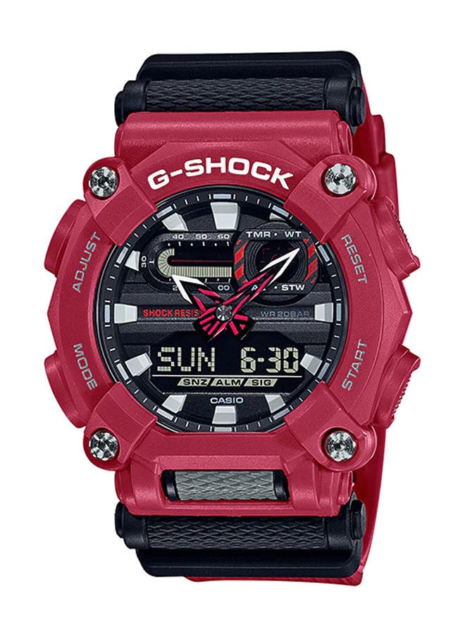 CASIO G-Shock Resin Band Analog Digital Watch for Men GA-900-4ADR