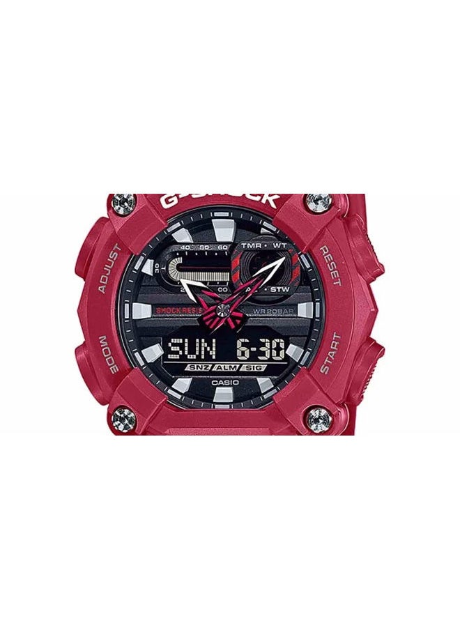 CASIO G-Shock Resin Band Analog Digital Watch for Men GA-900-4ADR