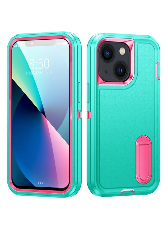 اس-توب حافظة لهاتف iPhone 14 3 في 1 حافظة هاتف متينة مع حامل - Image 1