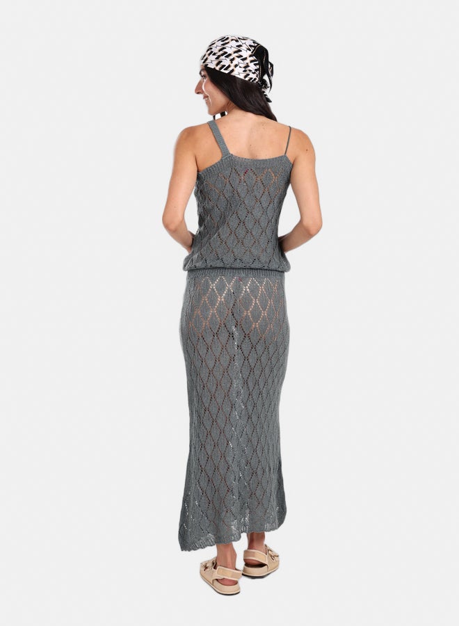 Carina Sleeveless Knitted Beach Set - Image 3