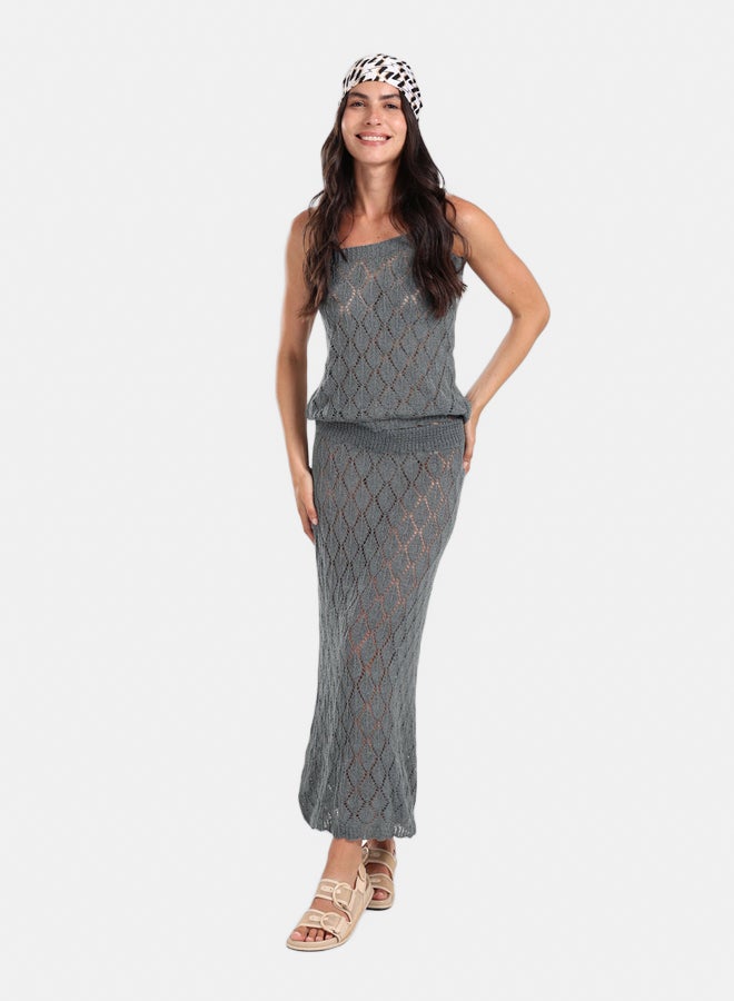 Carina Sleeveless Knitted Beach Set - Image 1