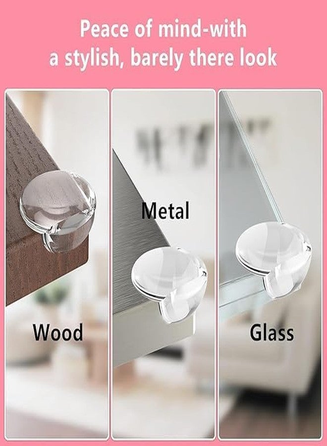 KITDAO Furniture Corner Protectors - Soft Silicone Safety Guards for Tables, Desks & Sharp Edges - Transparent Childproof Bumpers, Strong Adhesive, Remove (Pack of 8) - Image 4