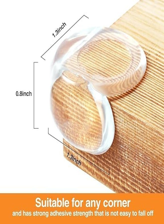 KITDAO Furniture Corner Protectors - Soft Silicone Safety Guards for Tables, Desks & Sharp Edges - Transparent Childproof Bumpers, Strong Adhesive, Remove (Pack of 8) - Image 2
