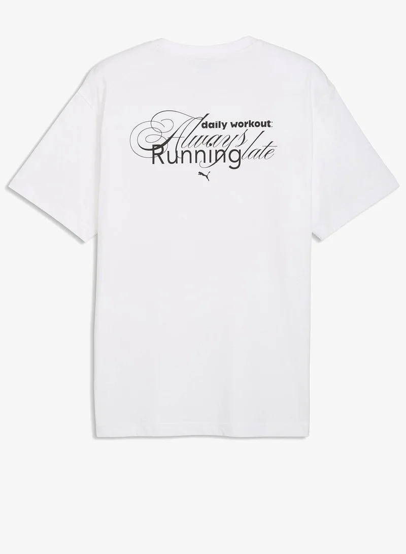 بوما تيشيرت مريح بشعار جرافيك