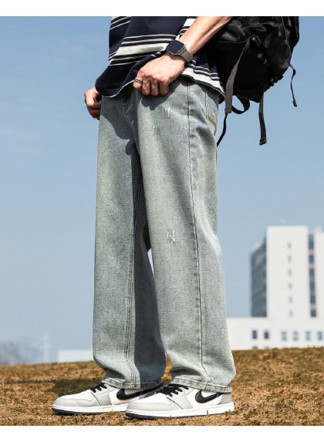 TonLion 2025 Men's Jeans With Embroidered Back Pocket Details, Denim Pants For Men, Casual Trousers - Image 1