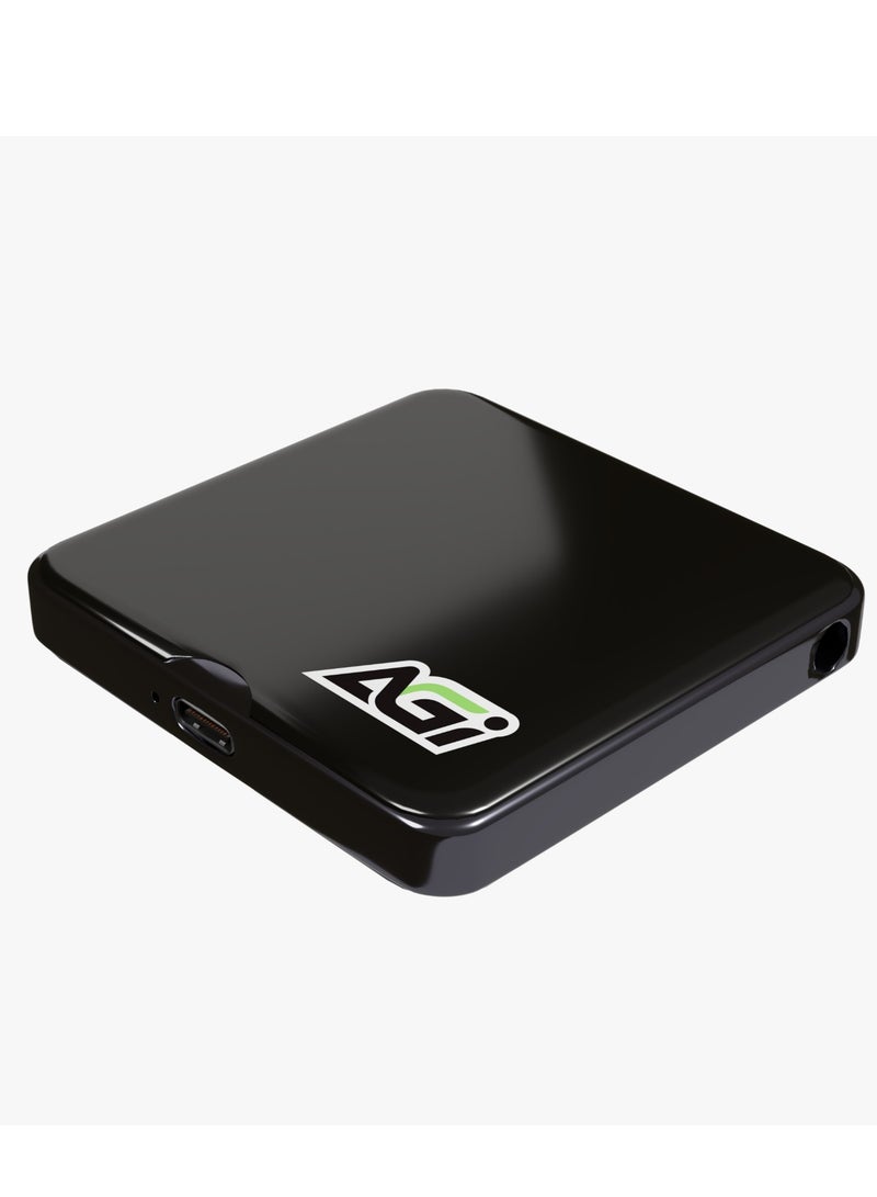 AGI EDM38 2TB Magnetic Portable External SSD, USB 3.2 Gen2x2 with 20Gbps Speed, Read Speed of up to 2050MB/s, Compatible with Laptop, Notebook, PC, iPhone 15 Series - BLACK  - Image 4