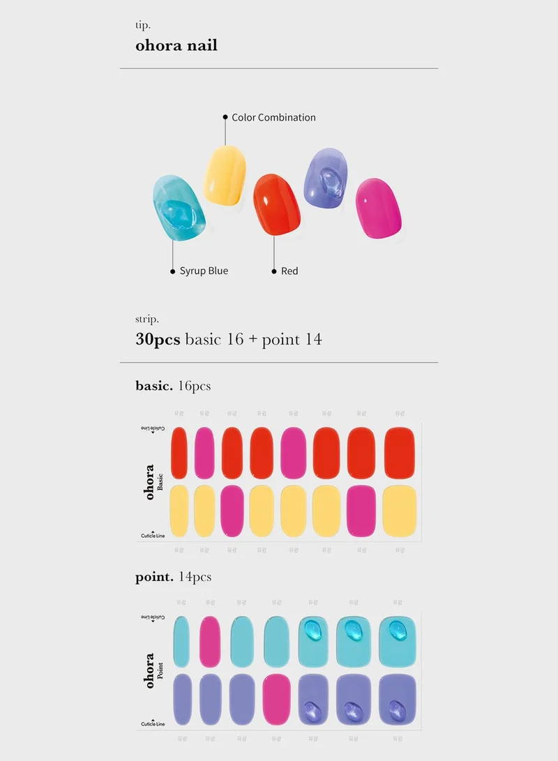ohora Nail Art Wrap - Jelly Pop