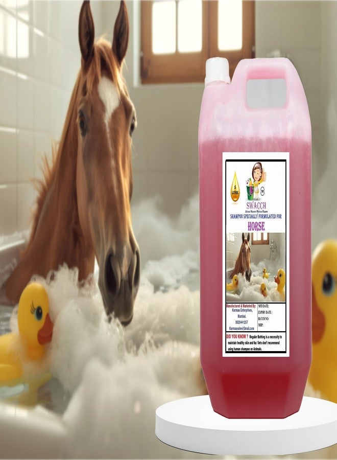 Swacch Shampoo Specially Formulated for Horse (5 Litre) Jasmine - Image 1