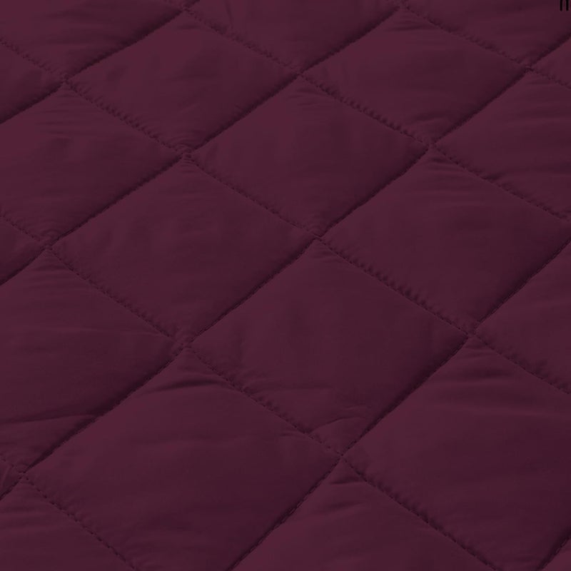 AJISH Super King Size Mattress Cover - 100% Waterproof Mattress Protector - Polycotton Fitted Style Elastic Bed Cover - Soft & Breathable - Easy Care (Super King - 78X84 inch | 6.5X7 feet, Wine) - Image 2
