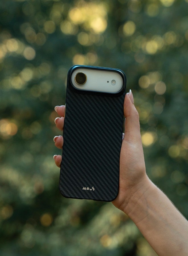 Mous for iPhone Air Case, Compatible with MagSafe - Limitless - Protective Carbon Fibre Cover for iPhone Air - Shockproof, Full Camera Protection, Anti-Scratch Back, Black - Image 4