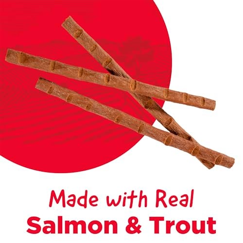 Country Kitchen Salmon & Trout Tender Meaty Sticks Cat Treats, High in Protein, Easy to Break and Chew, 0.88 Oz, 5 Count - Image 2