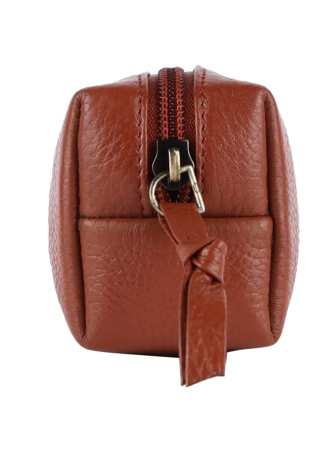  هاموندز فلاي كاتشر حقيبة عملية - حافظة أقلام جلدية أصلية متعددة الاستخدامات، حقيبة مستحضرات تجميل، حقيبة أدوات مكتبية، حقيبة عملات معدنية، حقيبة فرش مكياج للنساء والرجال - منظم للمدرسة والمكتب