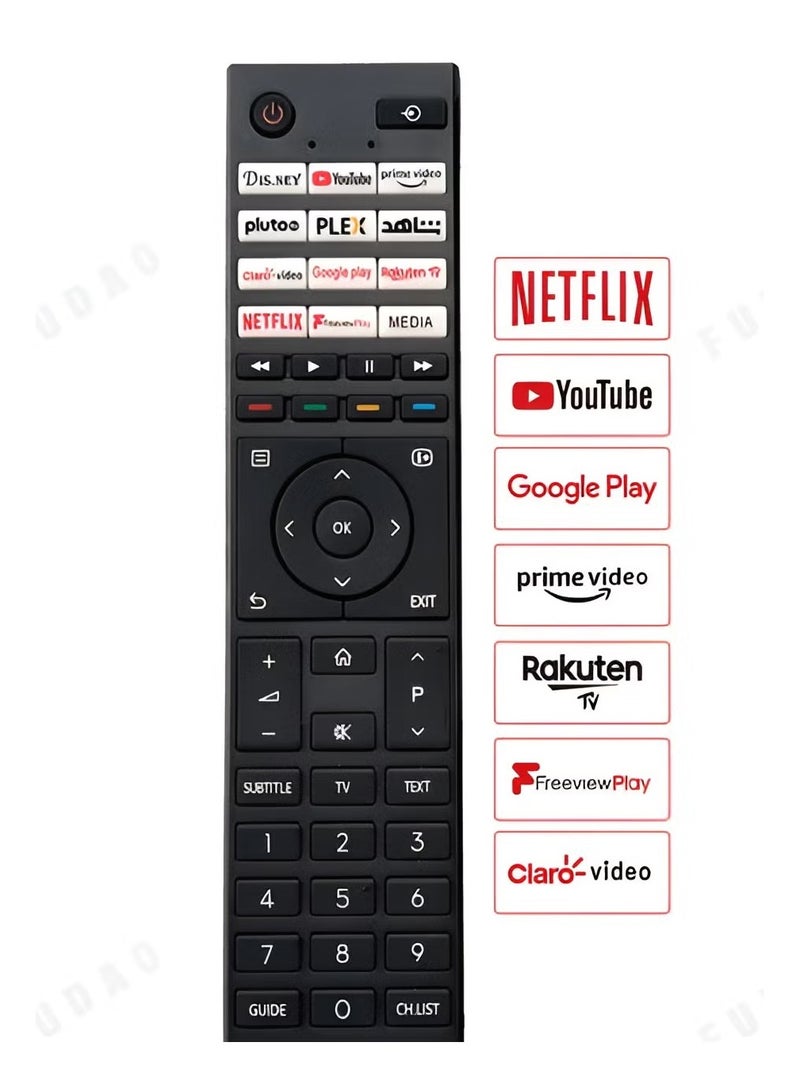 Huayu Huayu Remote Control for Toshiba Smart TV LCD LED Compatible Models CT-90325 CT-90326 CT-90327 CT-90329 CT-90336 CT-90404 CT-90405 CT-8068 CT-95051  - Image 1