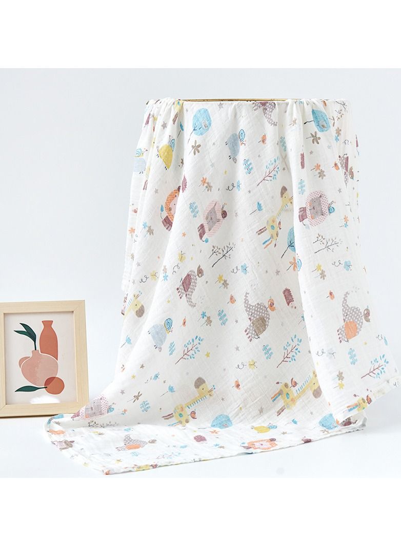 Pure Cotton Cartoon Printed Bath Towels
