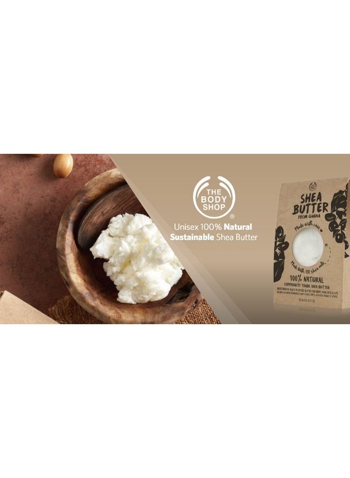 THE BODY SHOP Shea Butter from Ghana | Nourishing Body Butter | Deeply Moisturising Skin Care for Dry, Rough Skin - Image 2