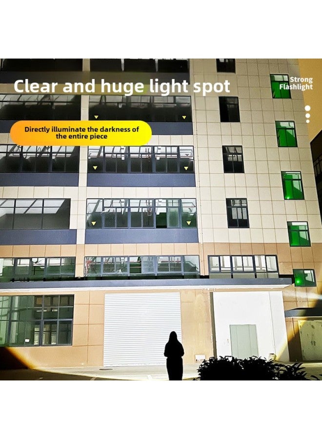 Portable High Brightness Laser Light Aluminum Alloy Rechargeable Flashlight Long Range Powerful Handheld Torch Lamp-Product Specifications:S44 A 26650 Battery  - Image 4