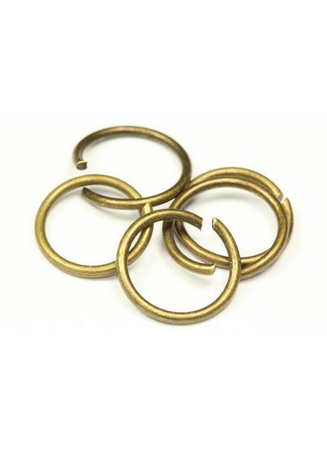 Adabele - 100Pcs 12Mm (0.47 Inch) Open Jump Ring O Ring Connector (Wire 1Mm/0.04 Inch/18 Gauge) Antique Bronze Plated Brass For Jewelry Craft Making Cf85 12 - Image 1