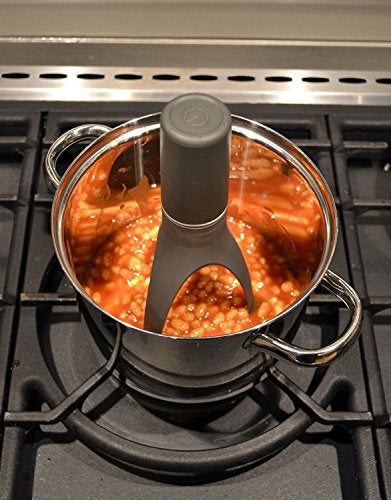 Uutensil Stirr - The Unique Automatic Pan Stirrer - Longer Nylon Legs, Grey - Image 4