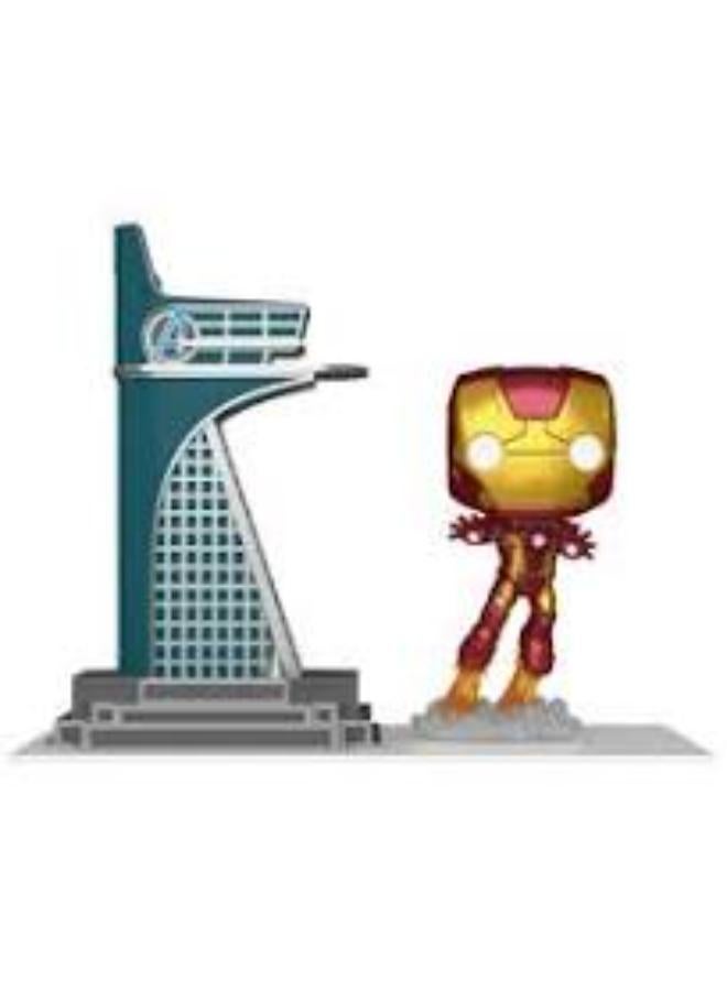 Funko Pop! Town Super Heroes : Marvel - Avengers 2 - Avengers Tower with Iron Man (Exc) - Image 1