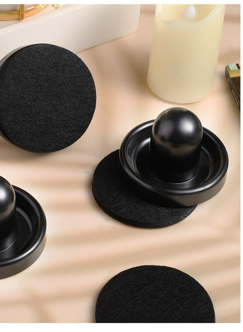 Excefore Rubber Letter Image Stamp Pressure Tool, 4Pcs Press Stamping Brush, Punch Perfect for Imprinting, Embossing Card Making Seal Stamp(Black) - Image 5