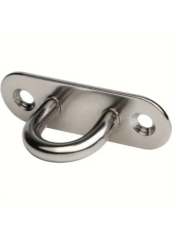Stainless Steel M5 Heavy Duty Screw Eye Plate With Ring Pack Of 5 - Image 4