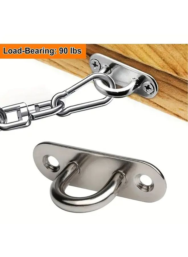Stainless Steel M5 Heavy Duty Screw Eye Plate With Ring Pack Of 5 - Image 5