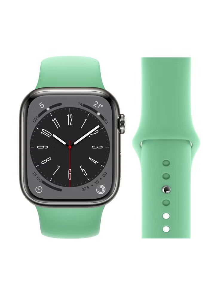 Zaboon Solid Silicone Replacement Band For Apple Watch 41/40/38mm Series 8/7/6/5/4/SE - Image 1