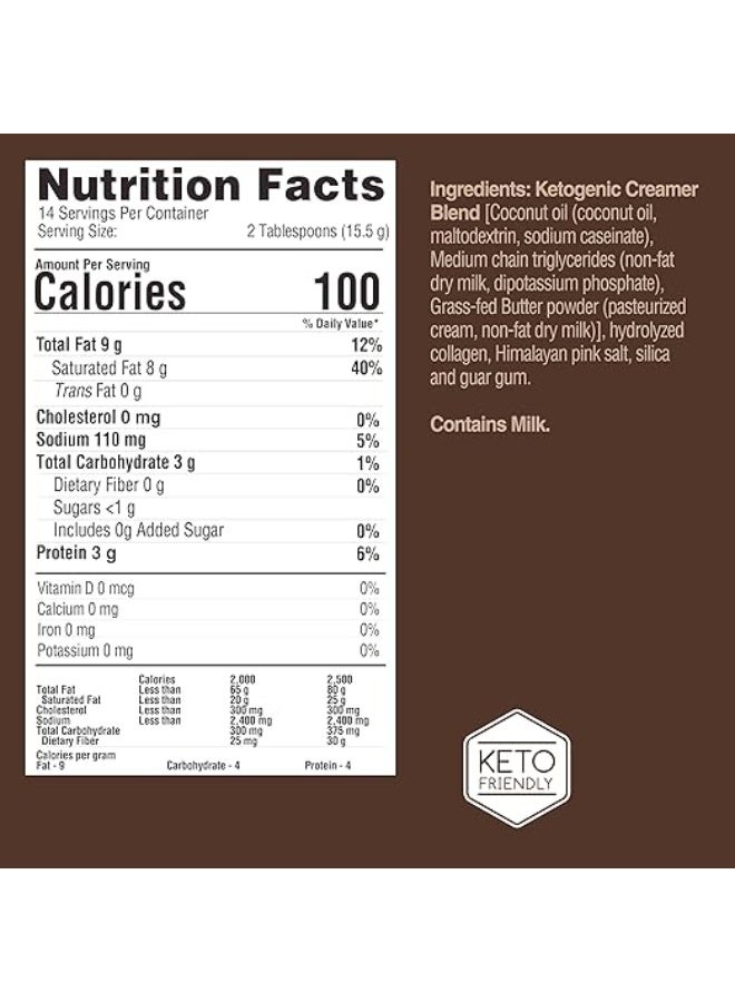 Rapid Fire Rapidfire Collagen Creamer Natural Flavor 214 Grams 20 Servings - Image 2