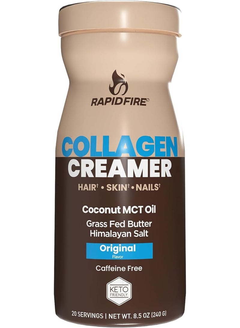 Rapid Fire Rapidfire Collagen Creamer Natural Flavor 214 Grams 20 Servings - Image 1