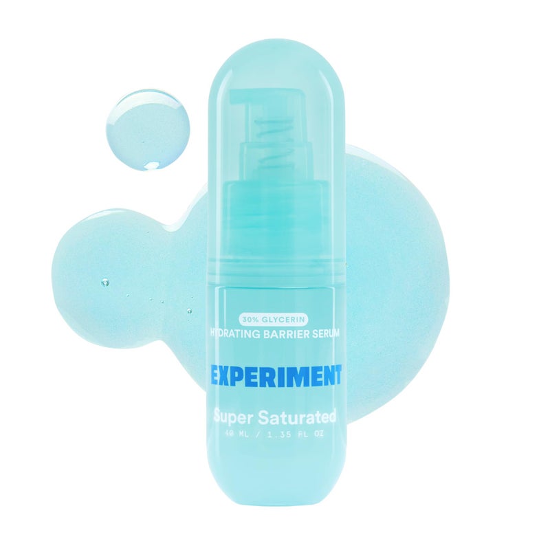 Experiment Super Saturated Ultra Hydrating Barrier Serum - 30% Glycerin, Polyglutamic Acid + Prickly Pear for Intensive Moisture, Plump + Dewy Skin, 1.35 FL OZ - Hydrating Serum for All Skin Types - Image 1