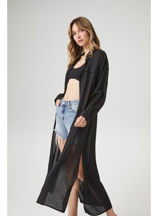 FOREVER 21 M-Slit Shirt Tunic - Image 2
