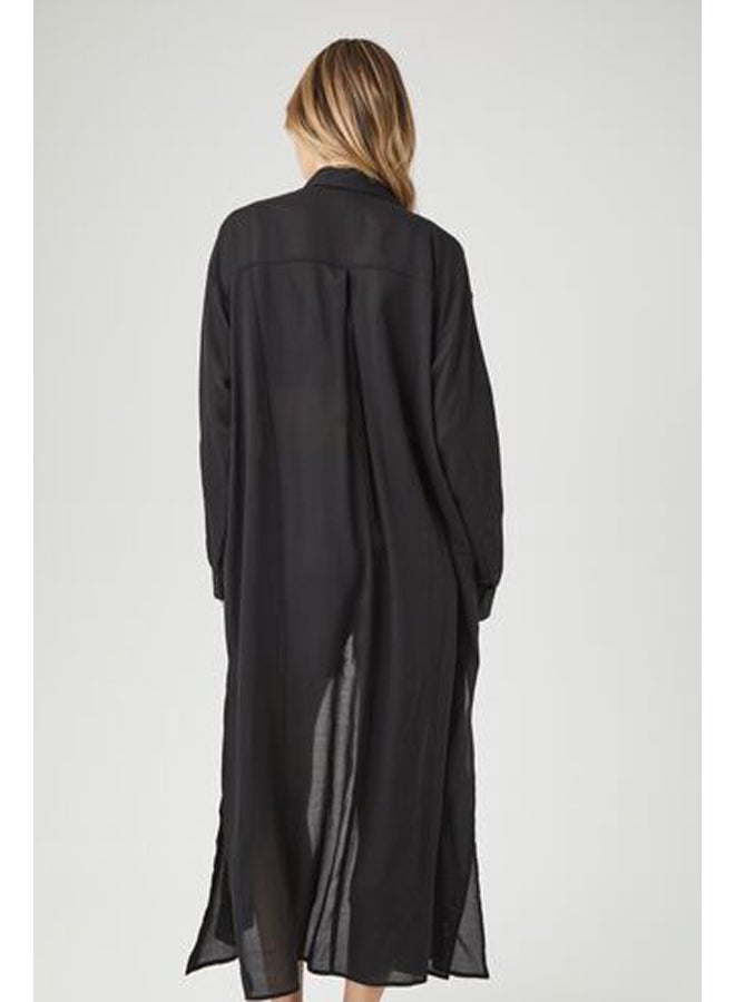 FOREVER 21 M-Slit Shirt Tunic - Image 3