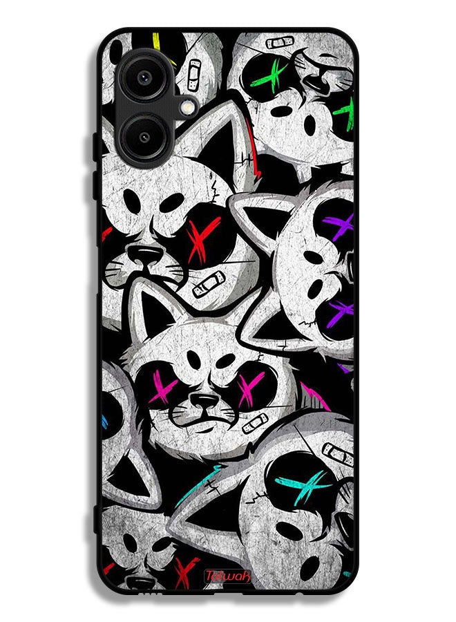 Tolwak Samsung Galaxy M06 5G Protective Case Cover Marshmallow Cats - Image 1
