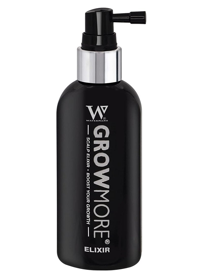 Watermans Grow Me Watermans Best Hair Growth Serum Grow More Elixir® - Hair Growth & Hair Thickening Leave In Topical Scalp Treatment, 100Ml  - Image 1