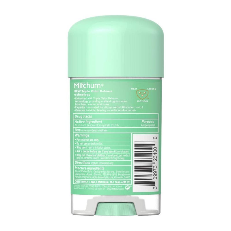 Mitchum for Women Clear Gel Antiperspirant & Deodorant-Shower Fresh-2.25 oz, 2 pk - Image 3