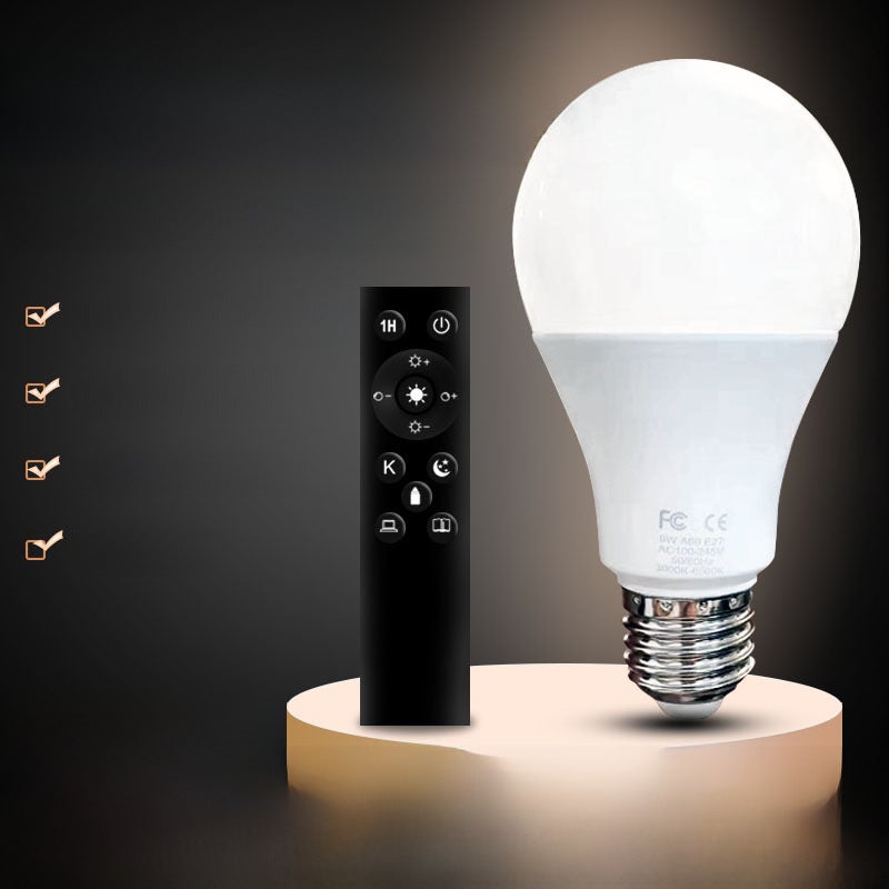 Smart 2.4G Remote Bulb Dimmable Color LED E26/E27 E27【3000K-6500K】AC100V-245V 
