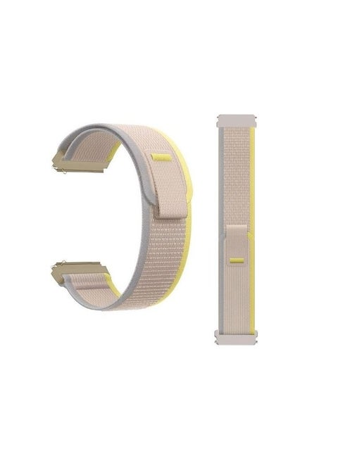 Alpine Loop 22mm Compatible With Oraimo Tempo W 3 OSW22N- Smart WatchSport , Durable Sport Nylon Strap With Titanium G Hook  Black