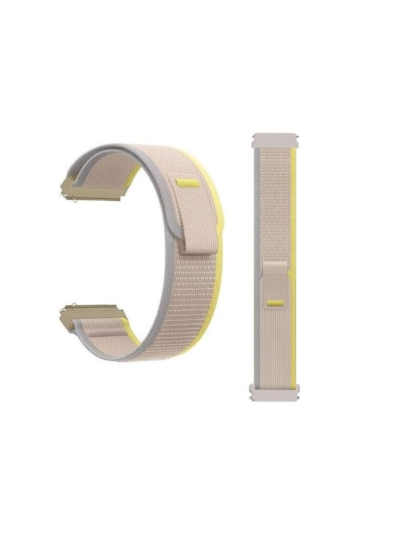 Generic - Alpine Loop 22mm Compatible With Oraimo Tempo W 3 OSW22N- Smart WatchSport , Durable Sport Nylon Strap With Titanium G Hook  Black - Image 1