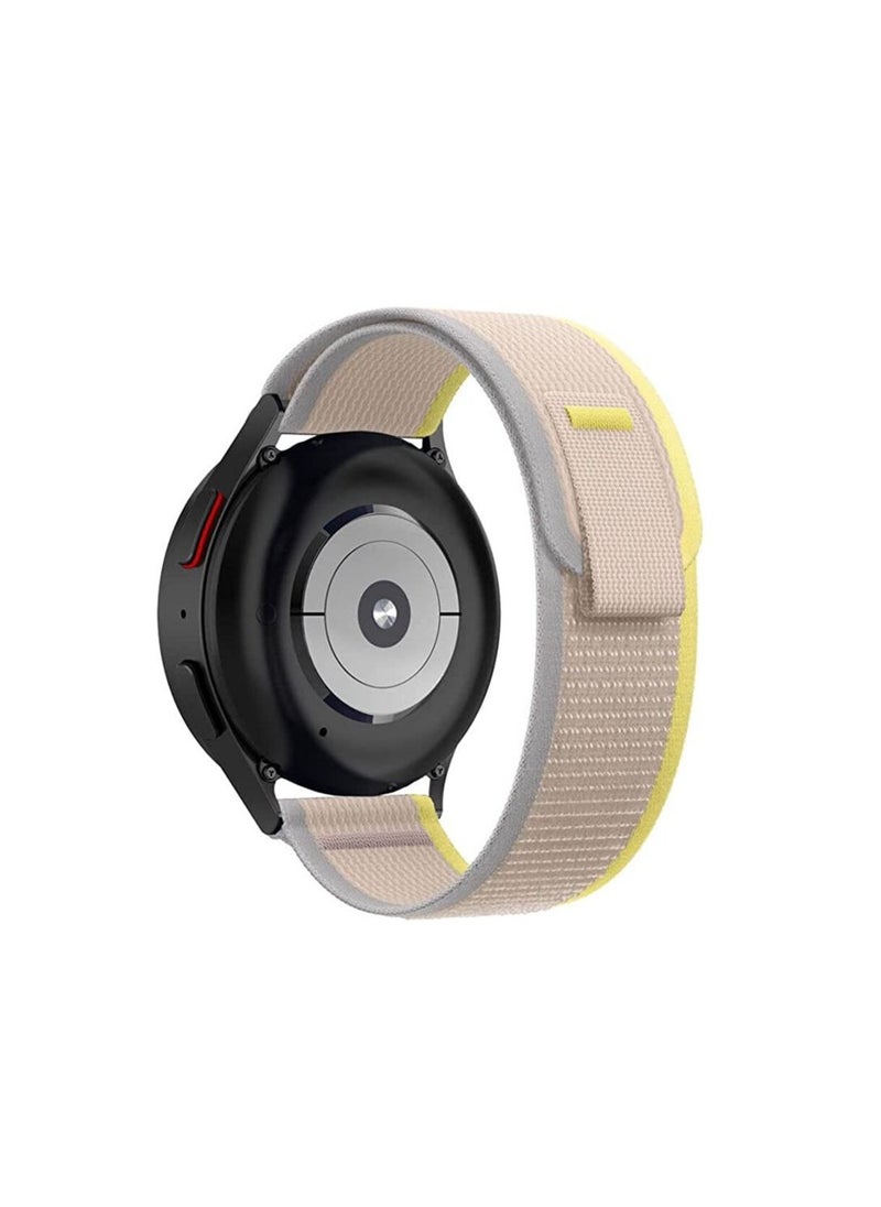 Generic - Alpine Loop 22mm Compatible With Oraimo Tempo W 3 OSW22N- Smart WatchSport , Durable Sport Nylon Strap With Titanium G Hook  Black - Image 1