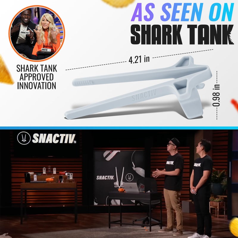 SNACTIV LITE Finger Chopsticks for Gamers 4PC Bundle - As Seen on Shark Tank! The Official Snacking Tool of the Future - Enjoy Snacks and Chips with Ease - Innovative Gaming Snacking Solution - Image 3