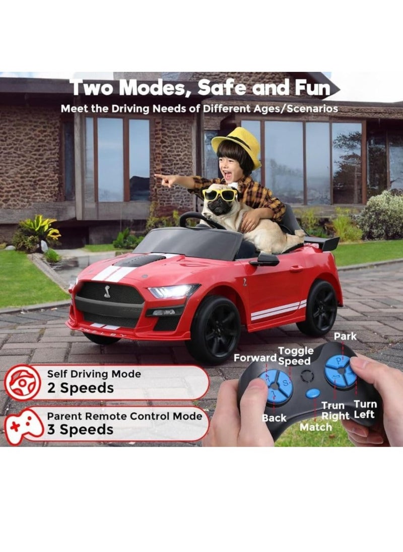 Ford Mustang Shelby 12V7AH Red