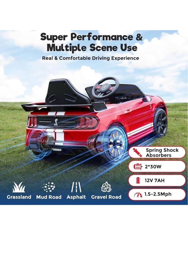 Ford Mustang Shelby 12V7AH Red