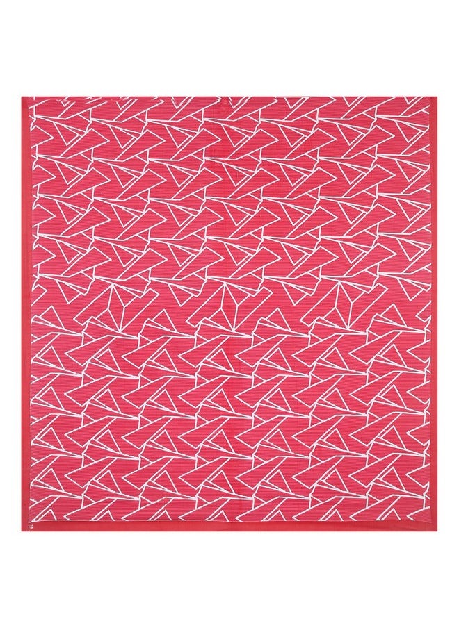 راجاستانكارت - ملاءة سرير مزدوجة من القطن الخالص بنسبة 100% من RajasthaniKart® مع غطائي وسادة (ملاءة سرير مزدوجة من القطن، أحمر، 5286) - Image 1