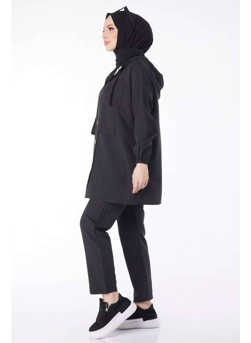 Tofisa 13020-أسود tunic + بنطلون - Image 3